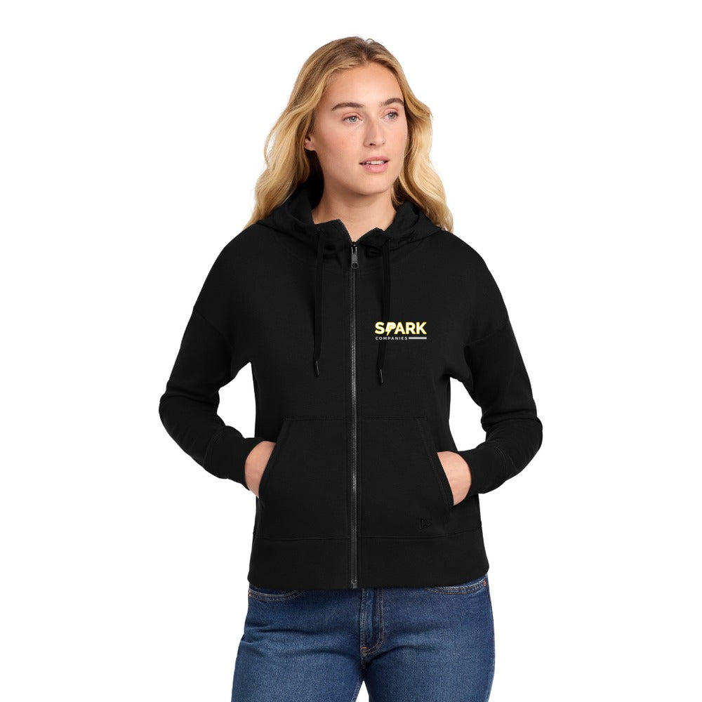 Spark Companies New Era Women's STS Full-Zip Hoodie - Black