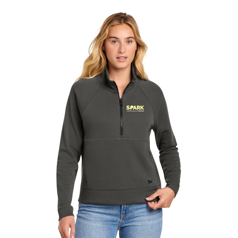 Spark Companies New Era Women's STS 1/2-Zip - Graphite