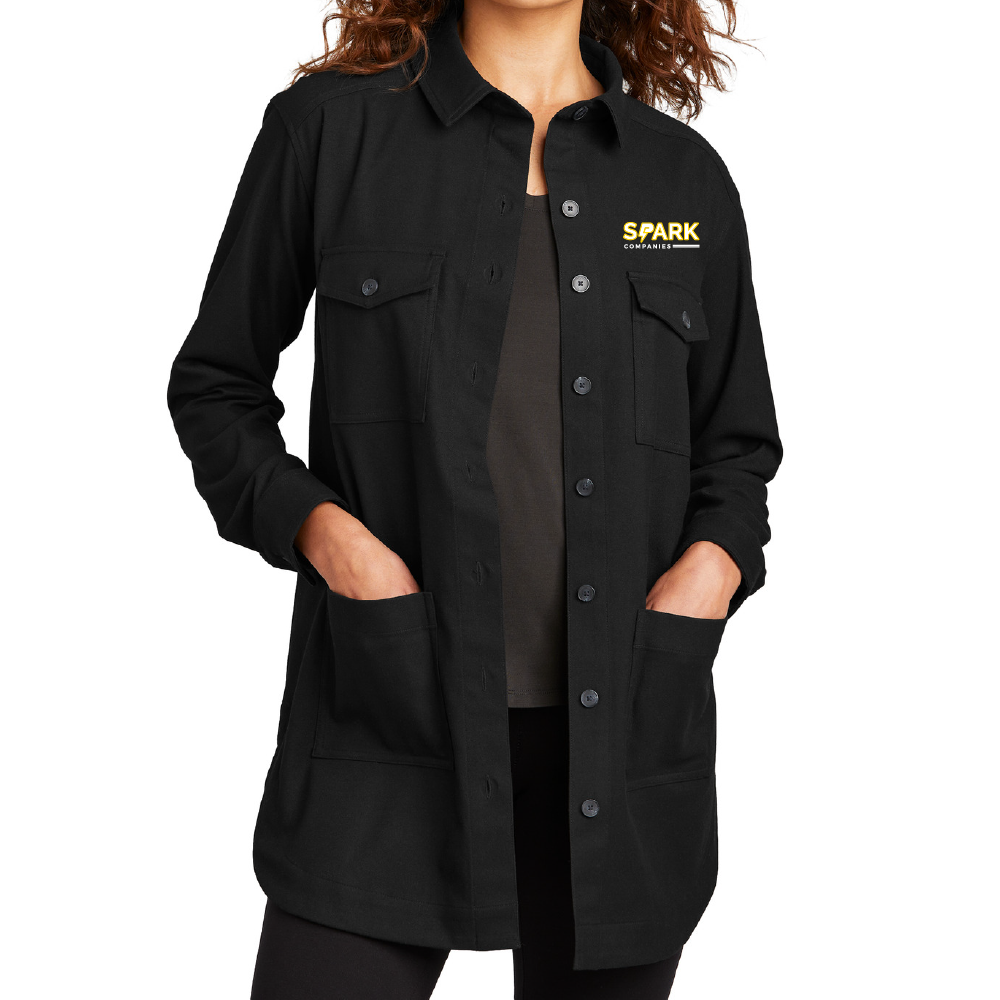 Spark Companies Mercer+Mettle® Women’s Long Sleeve Twill Overshirt