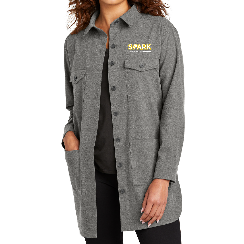 Spark Companies Mercer+Mettle® Women’s Long Sleeve Twill Overshirt