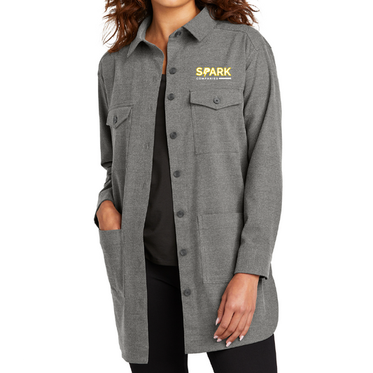 Spark Companies Mercer+Mettle® Women’s Long Sleeve Twill Overshirt