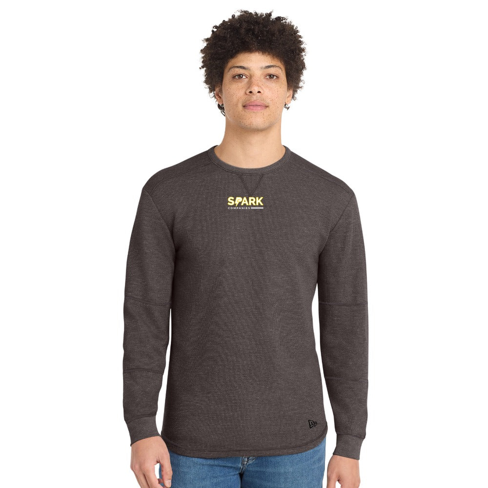 Spark Companies New Era Thermal Long Sleeve - Black Heather