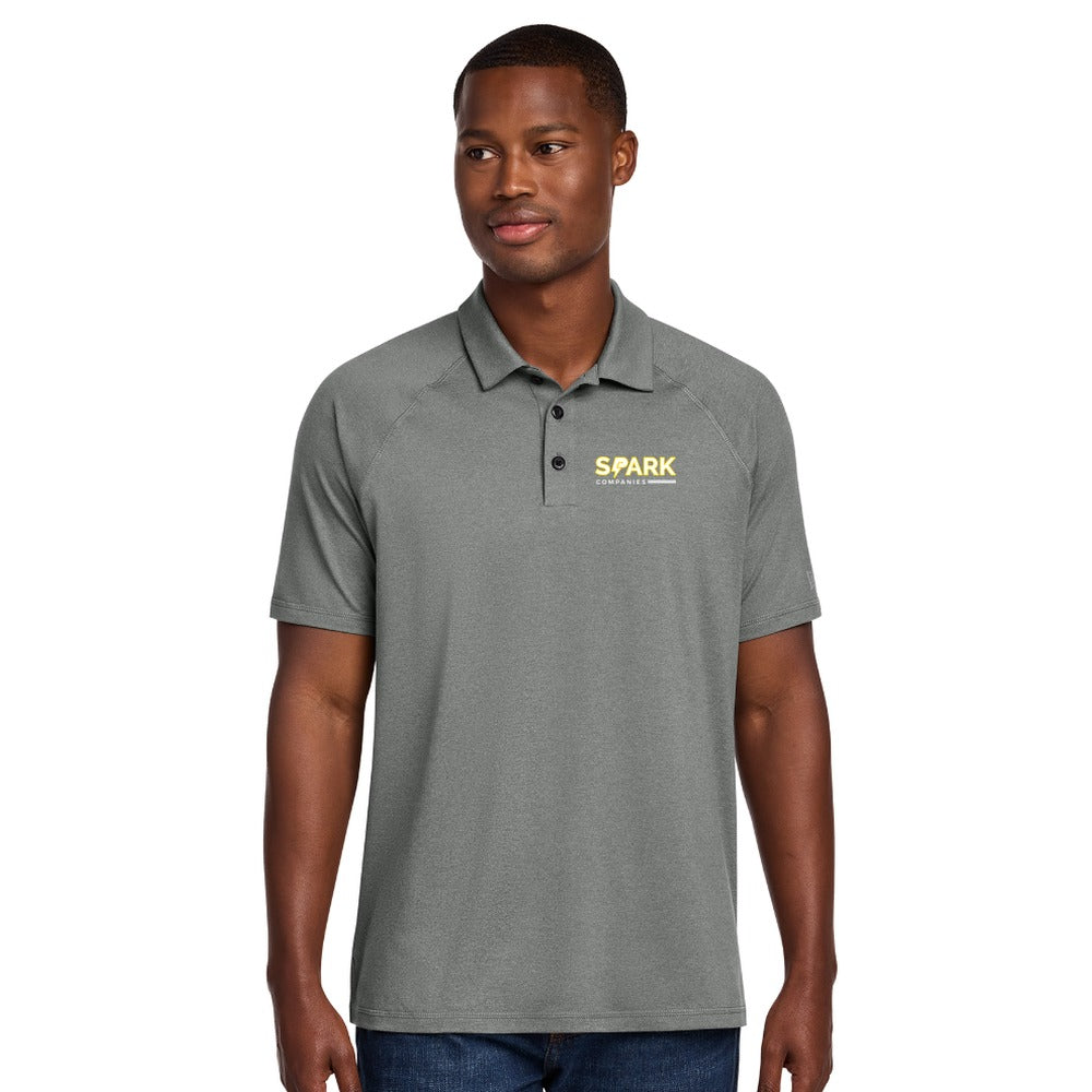 Spark Companies New Era Power Polo - Shadow Grey Heather