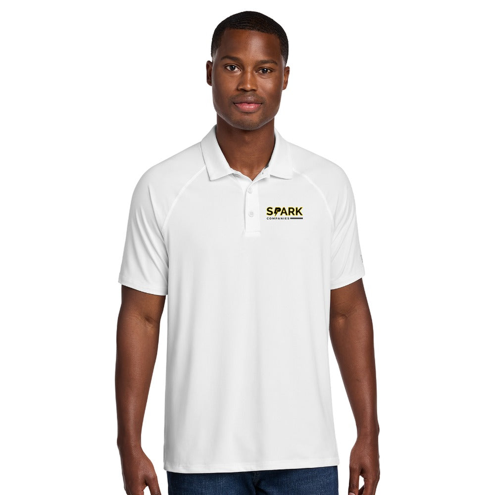 Spark Companies New Era Power Polo - White