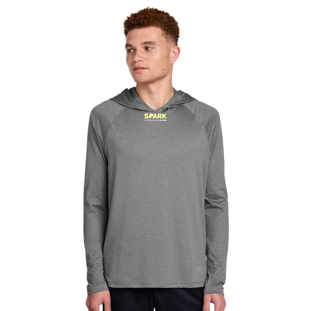 Spark Companies New Era Power Long Sleeve Hoodie - Shadow Grey Heather