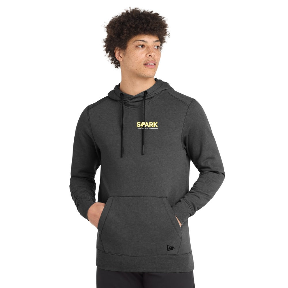 Spark Companies New Era Tri-Blend Fleece Pullover Hoodie - Black Heather