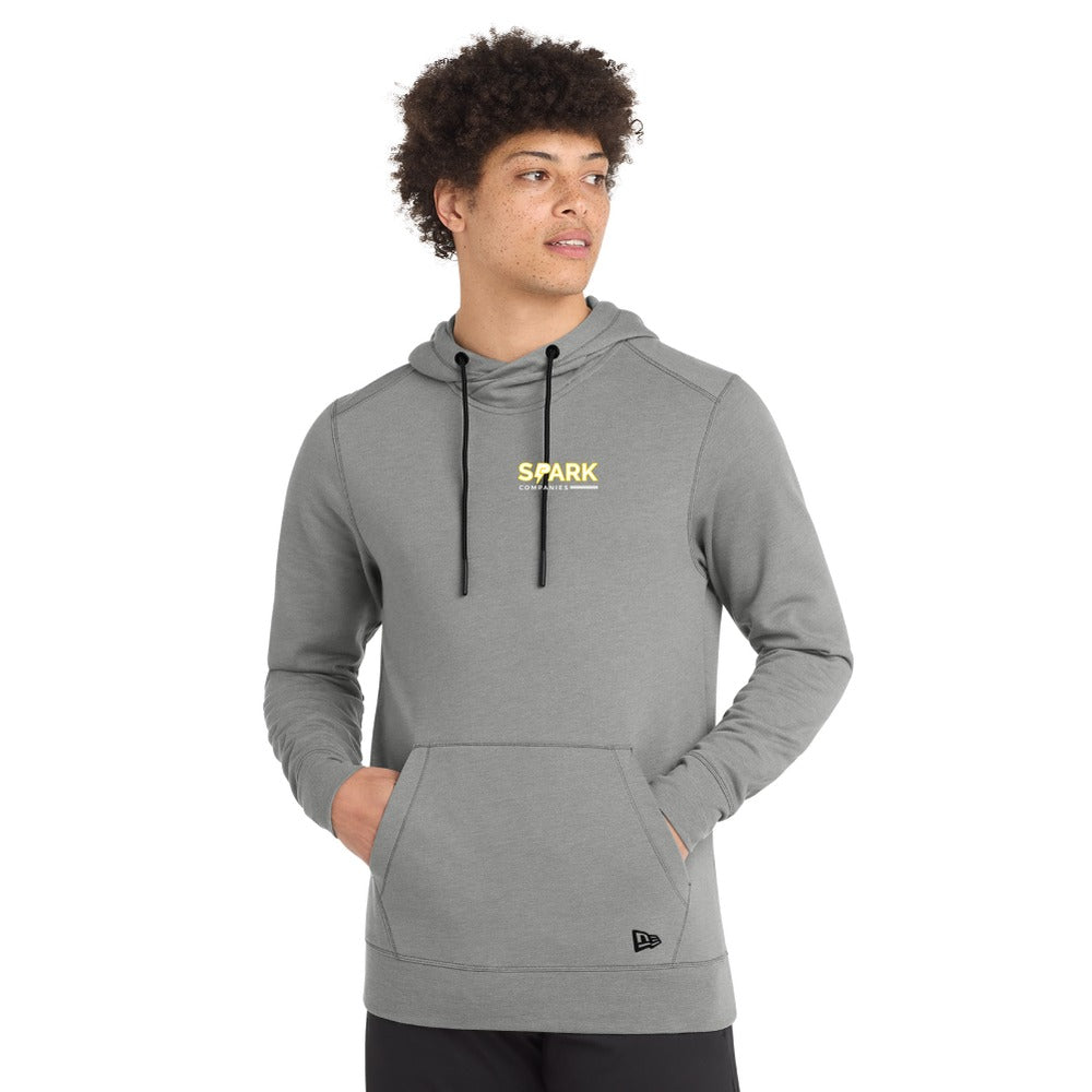 Spark Companies New Era Tri-Blend Fleece Pullover Hoodie - Shadow Grey Heather