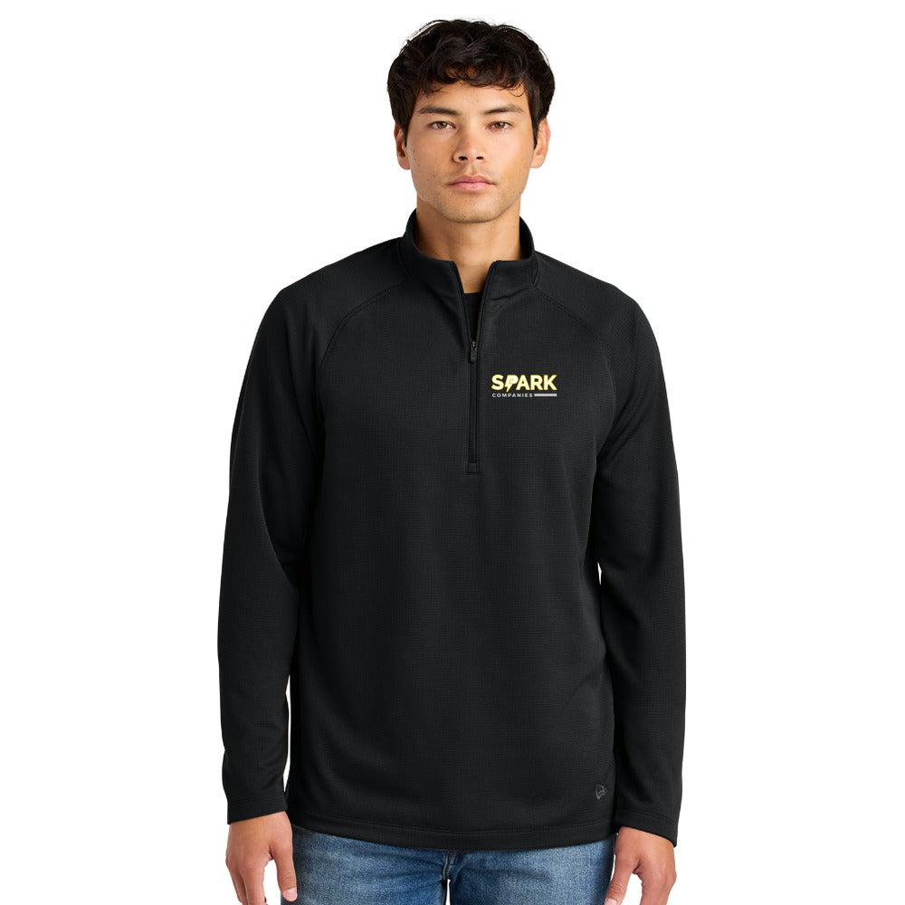 Spark Companies New Era Stand Out 1/4-Zip - Black