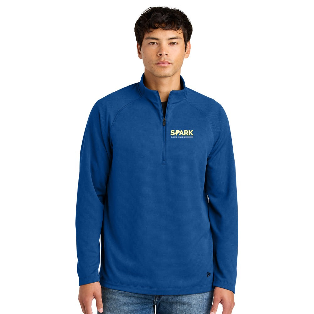 Spark Companies New Era Stand Out 1/4-Zip - Royal