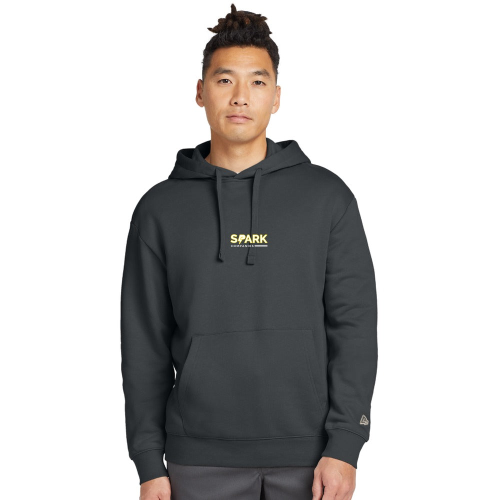 Spark Companies New Era Heritage Fleece Pullover Hoodie - Graphite