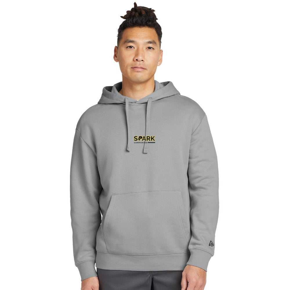 Spark Companies New Era Heritage Fleece Pullover Hoodie - Rainstorm Grey