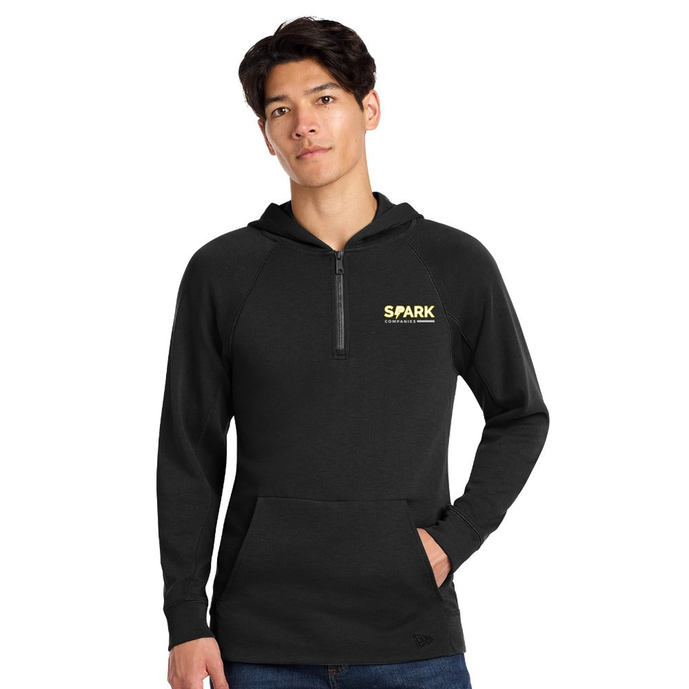 Spark Companies New Era STS 1/4-Zip Hoodie - Black