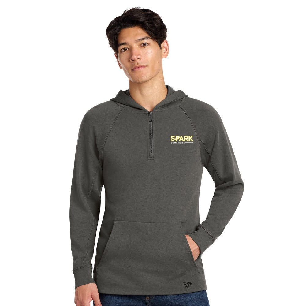Spark Companies New Era STS 1/4-Zip Hoodie - Graphite