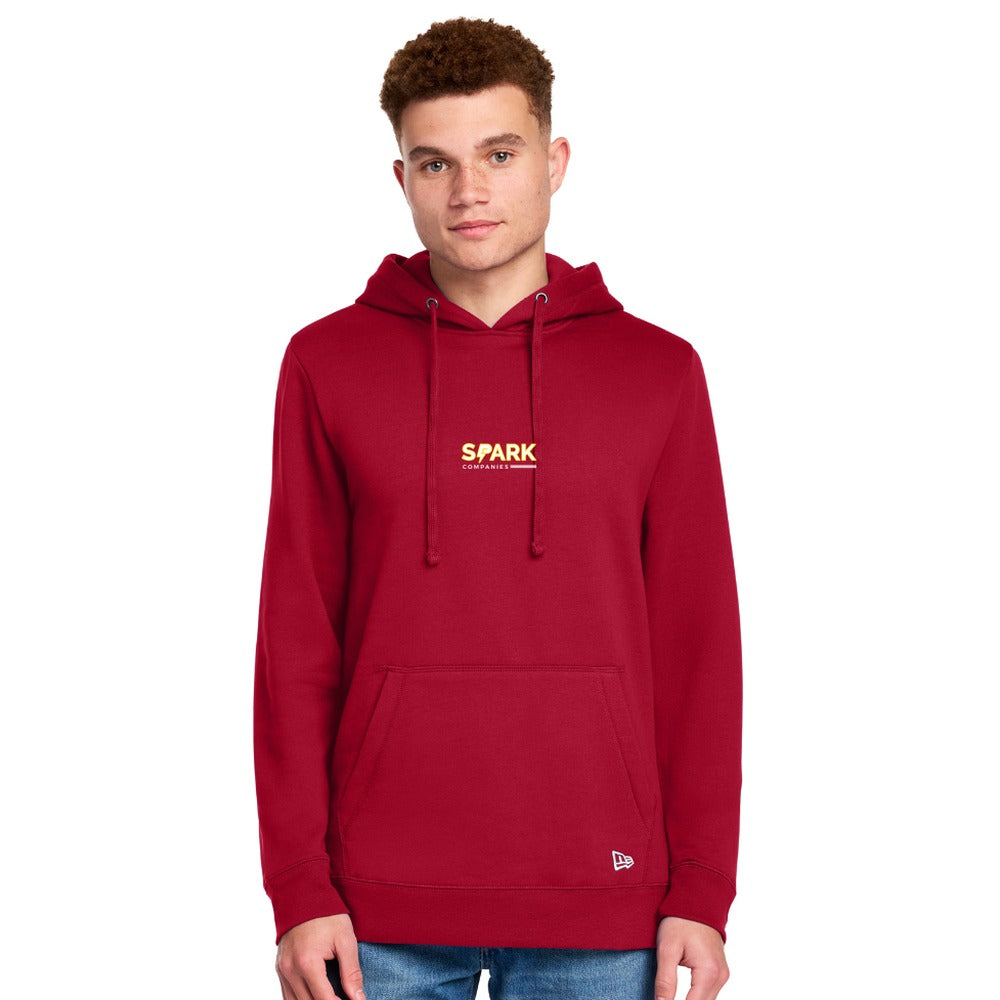 Spark Companies New Era Comeback Fleece Pullover Hoodie - Crimson