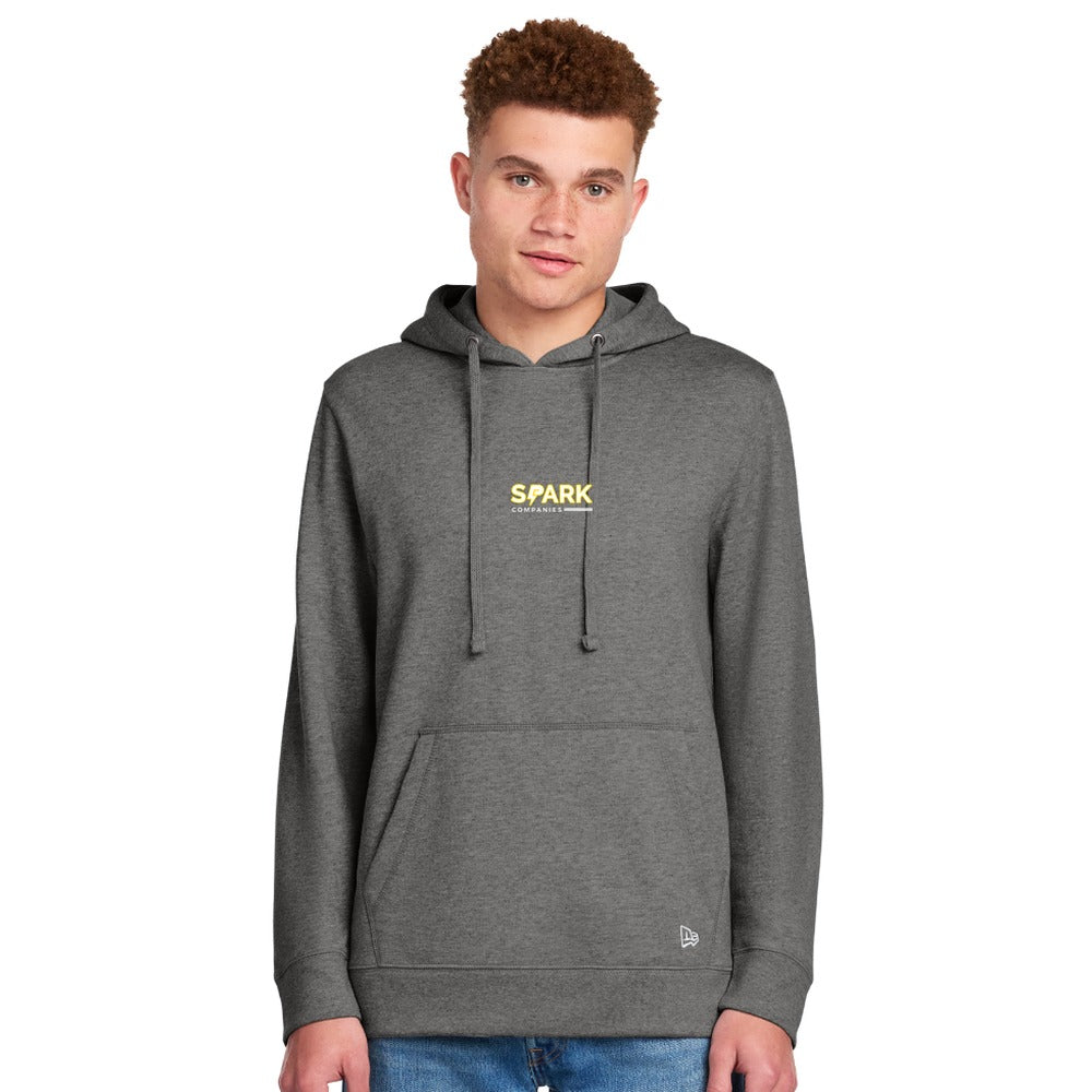Spark Companies New Era Comeback Fleece Pullover Hoodie - Dark Heather Grey