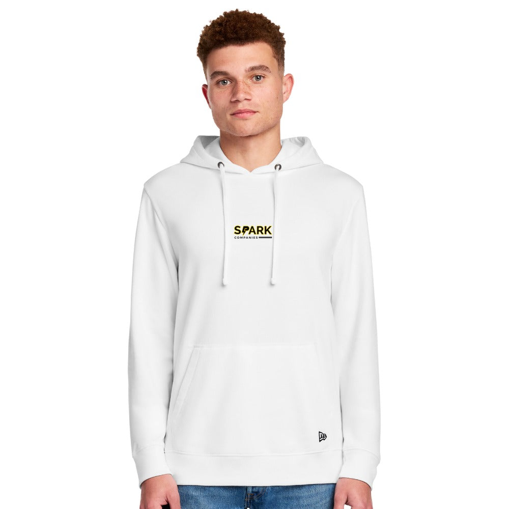 Spark Companies New Era Comeback Fleece Pullover Hoodie - White