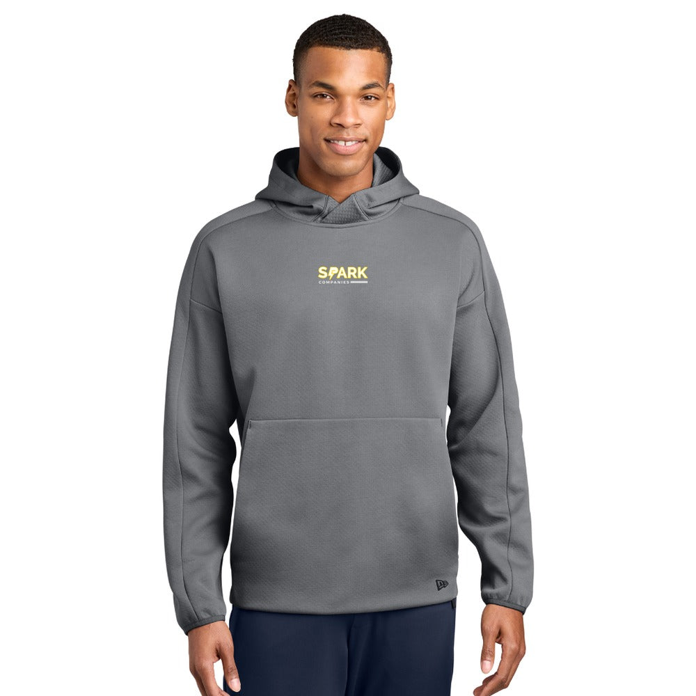 Spark Companies New Era Double Back Pullover Hoodie - Shadow Grey