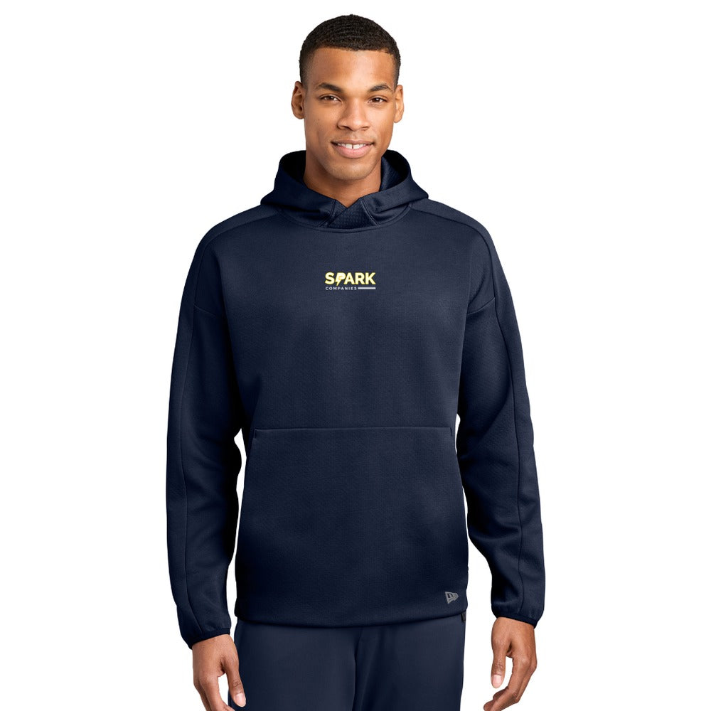 Spark Companies New Era Double Back Pullover Hoodie - True Navy