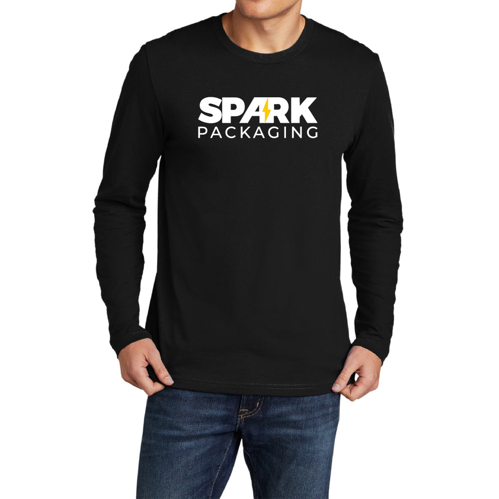 Spark Packaging Essential Cotton Long Sleeve Shirt [Full Front Print]