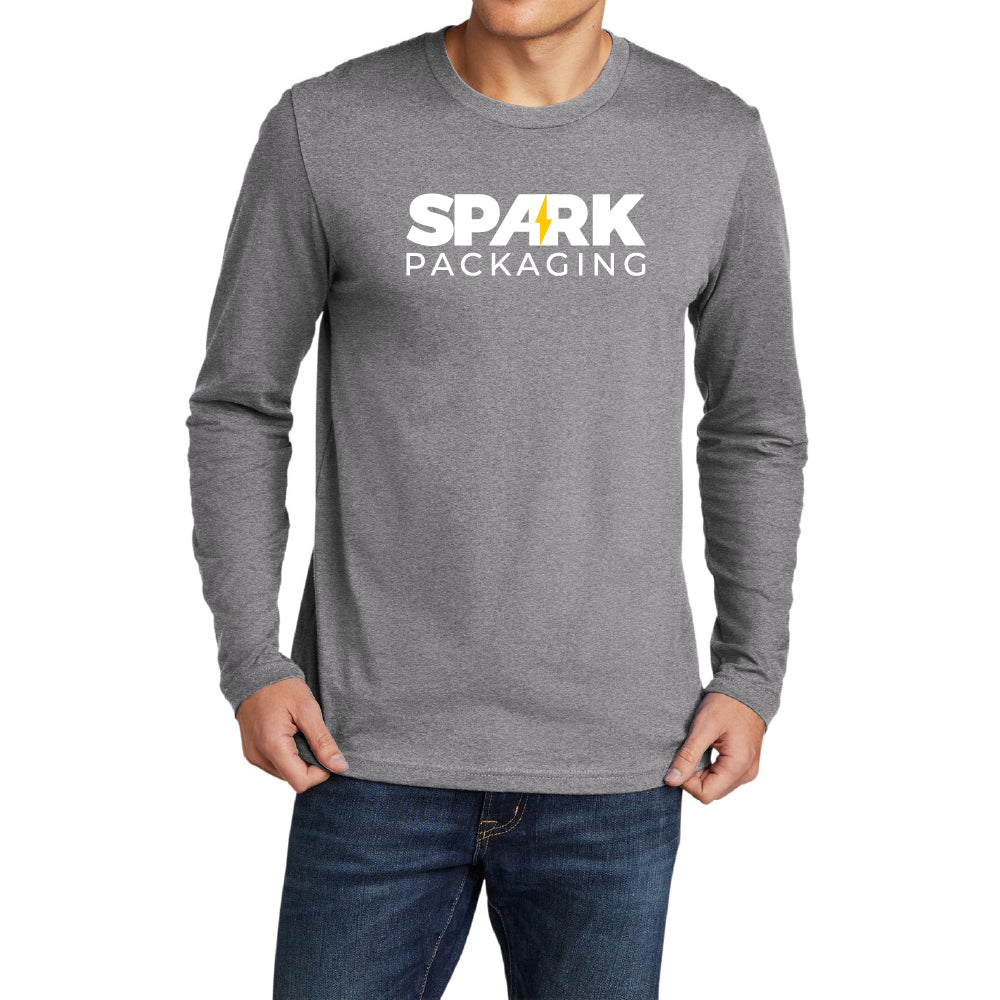 Spark Packaging Essential Cotton Long Sleeve Shirt [Full Front Print]