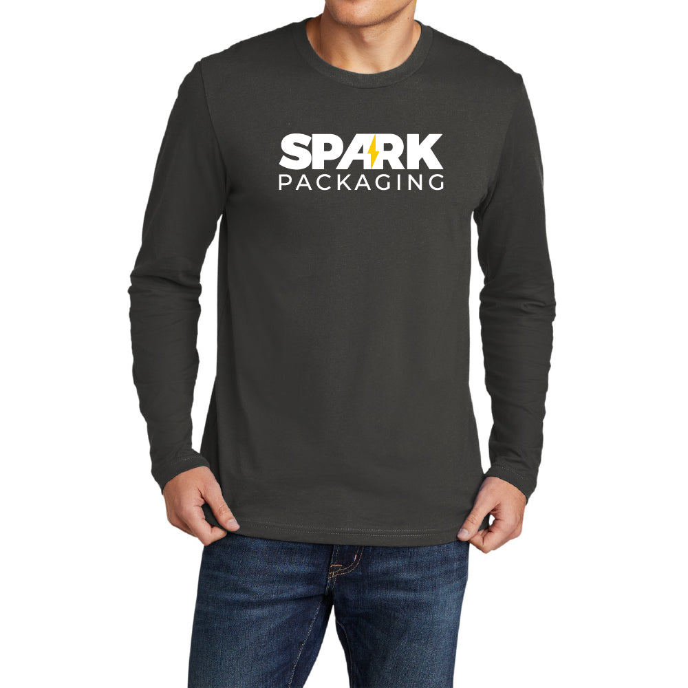 Spark Packaging Essential Cotton Long Sleeve Shirt [Full Front Print]