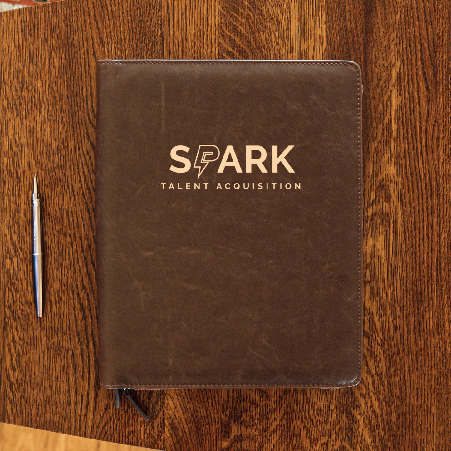 Spark Talent Acquisition Leather Padfolio