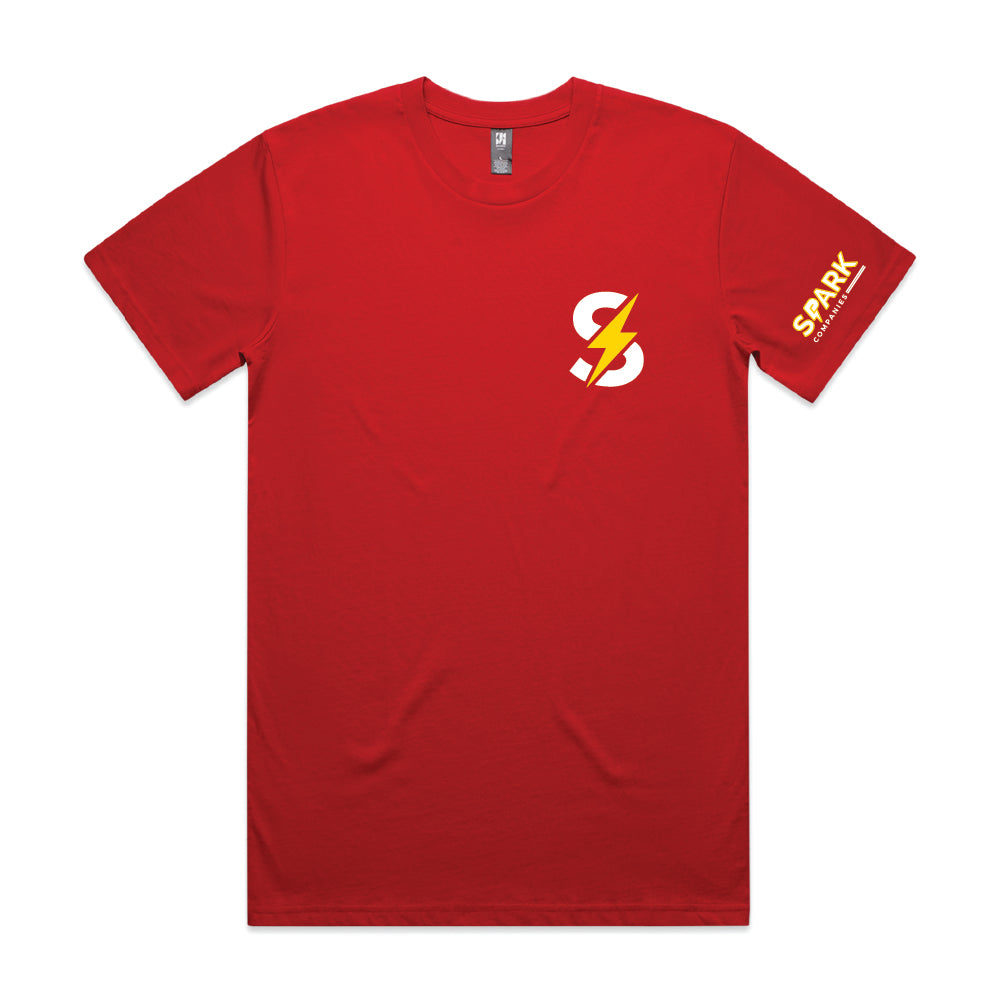 [Christmas Shop] Spark Symbol Left Chest + Spark Companies Premium Short Sleeve Tee