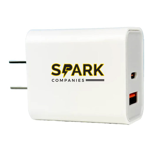 2 in 1 Usb Wall Charger 30w