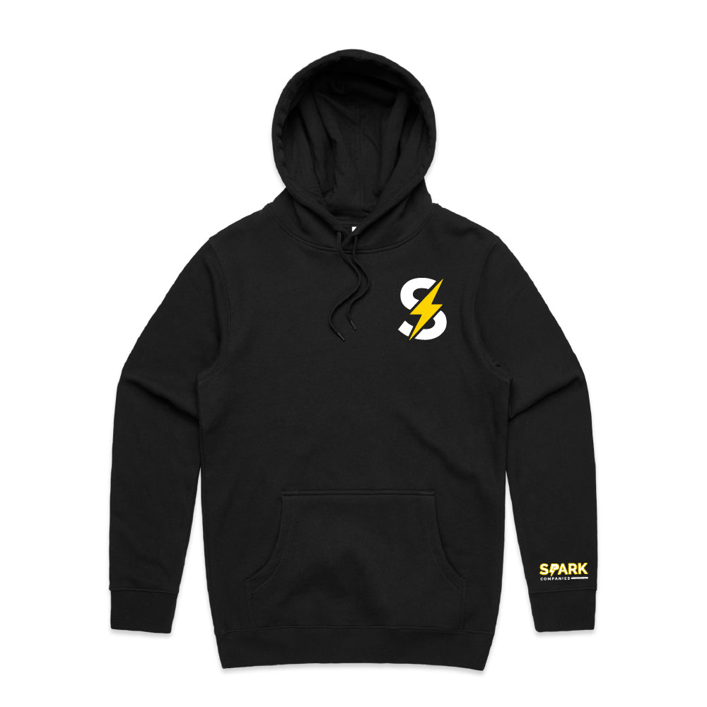 [Christmas Shop] Spark Symbol Left Chest + Spark CompaniesPremium Stencil Hoodie