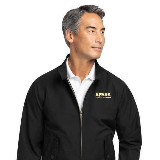 Spark Companies Brooks Brothers Bomber Jacket - Deep Black