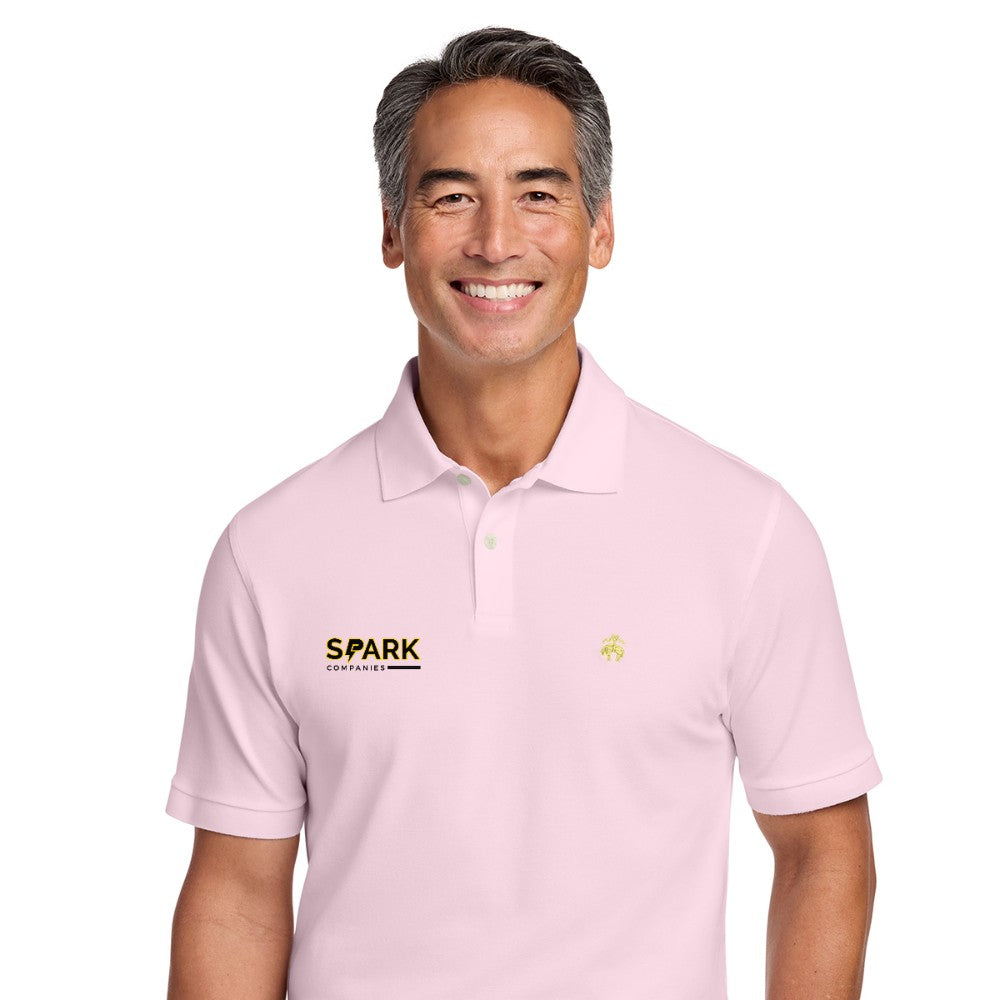 Spark Companies Brooks Brothers Pima Cotton Pique Polo - Pearl Pink