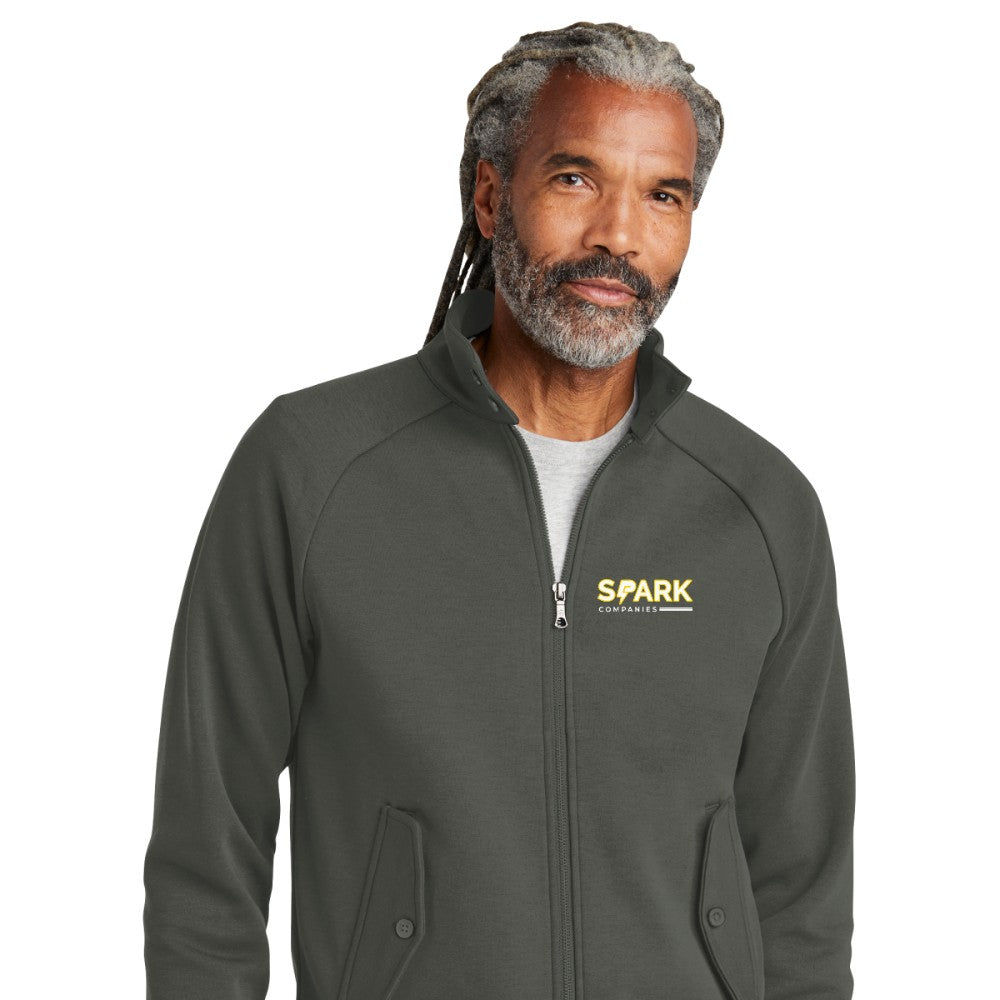 Spark Companies Brooks Brothers Double-Knit Full-Zip - Windsor Grey