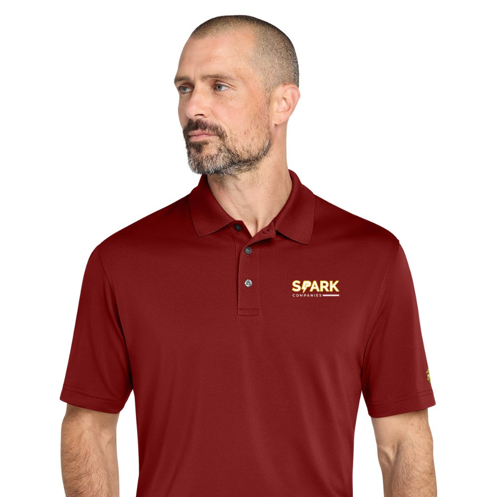 Spark Companies Brooks Brothers Mesh Pique Performance Polo - Rich Red