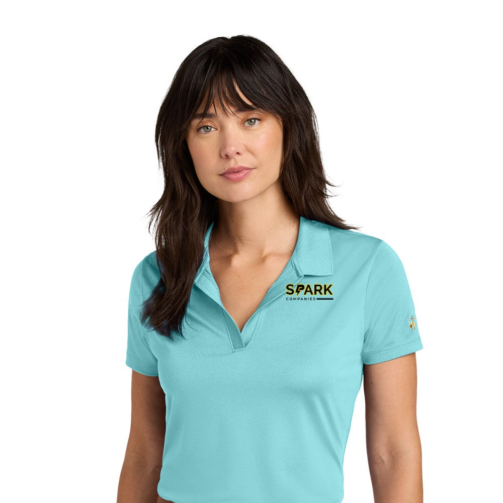 Spark Companies Brooks Brothers Women's Mesh Pique Performance Polo - Soft Mint