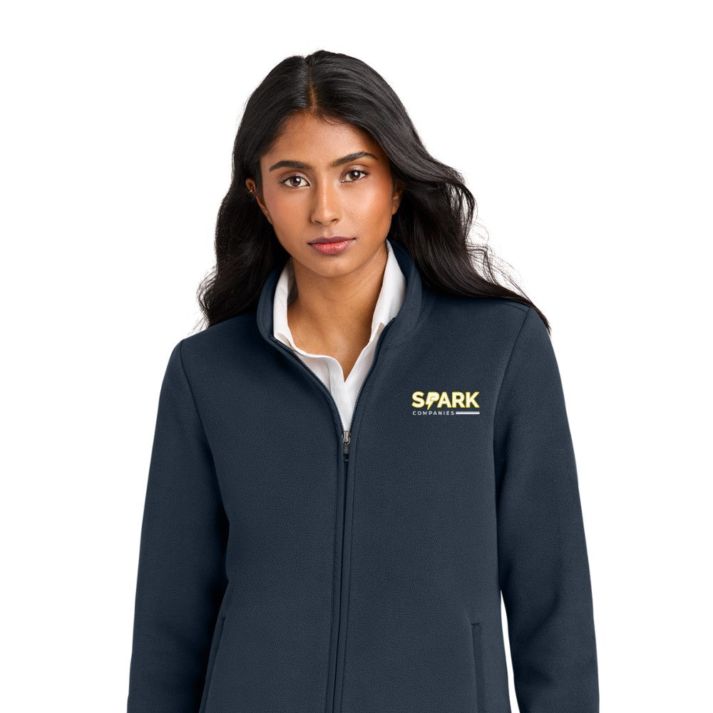 Spark Companies Brooks Brothers Women's Fleece Jacket - Night Navy
