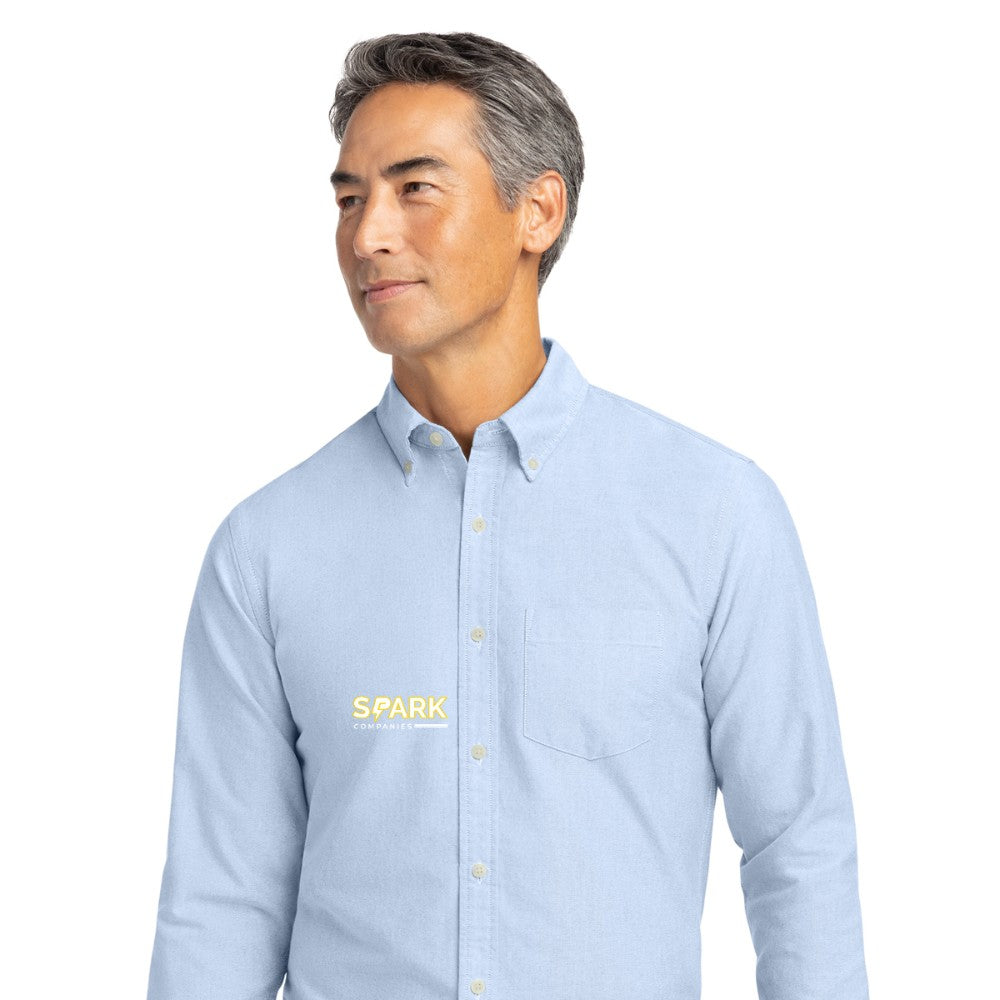 Spark Companies Brooks Brothers Casual Oxford Cloth Shirt - Newport Blue
