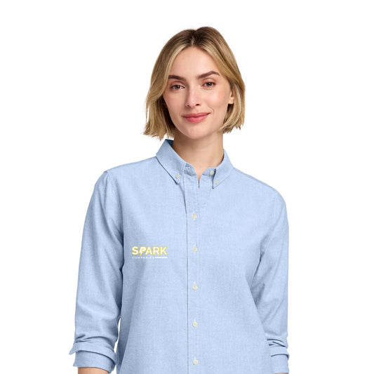 Spark Companies Brooks Brothers Women's Casual Oxford Cloth Shirt - Newport Blue