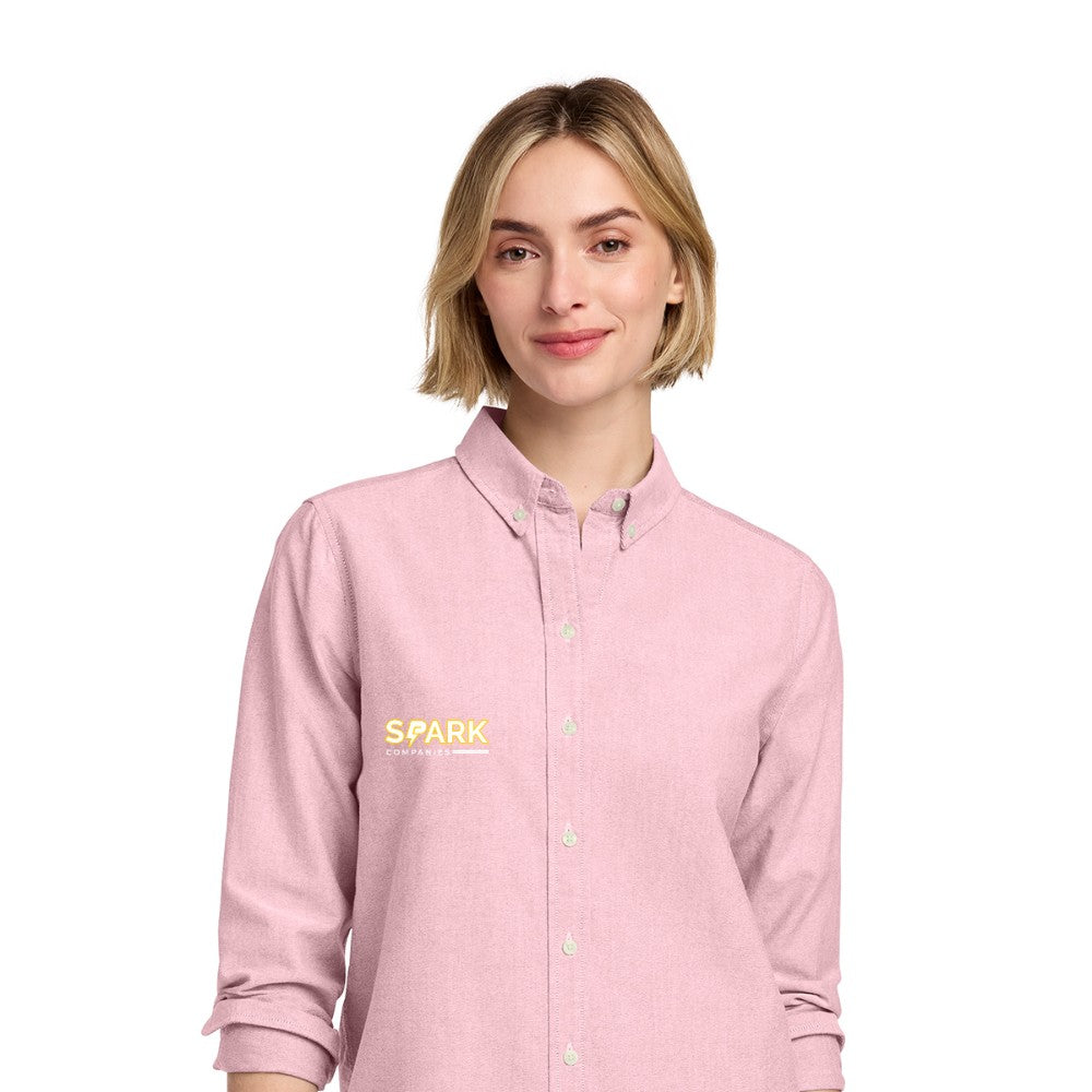 Spark Companies Brooks Brothers Women's Casual Oxford Cloth Shirt - Soft Pink