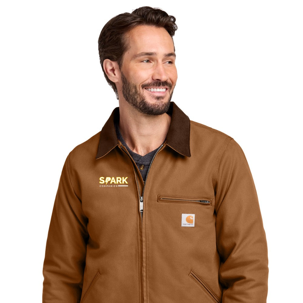 Spark Companies Carhartt Duck Detroit Jacket - Carhartt Brown