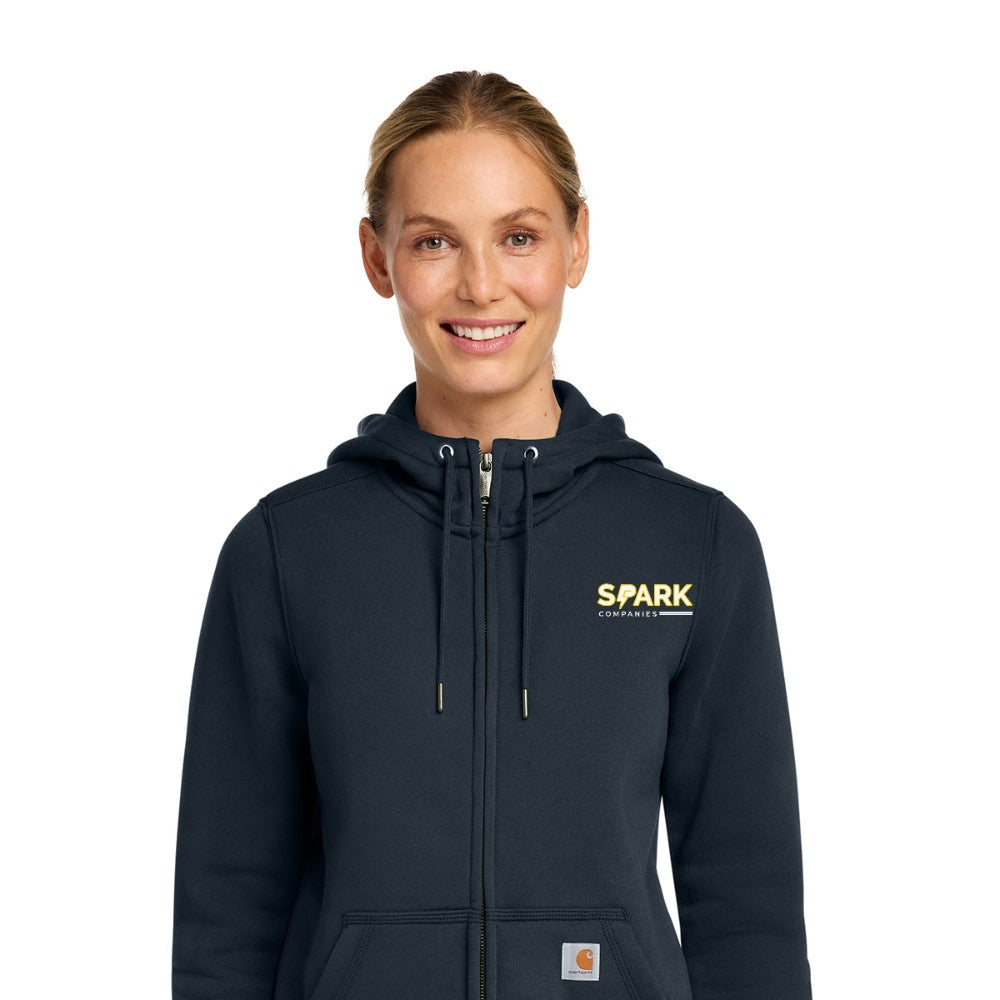 Spark Companies Carhartt Women's Clarksburg Full-Zip Hoodie - Navy