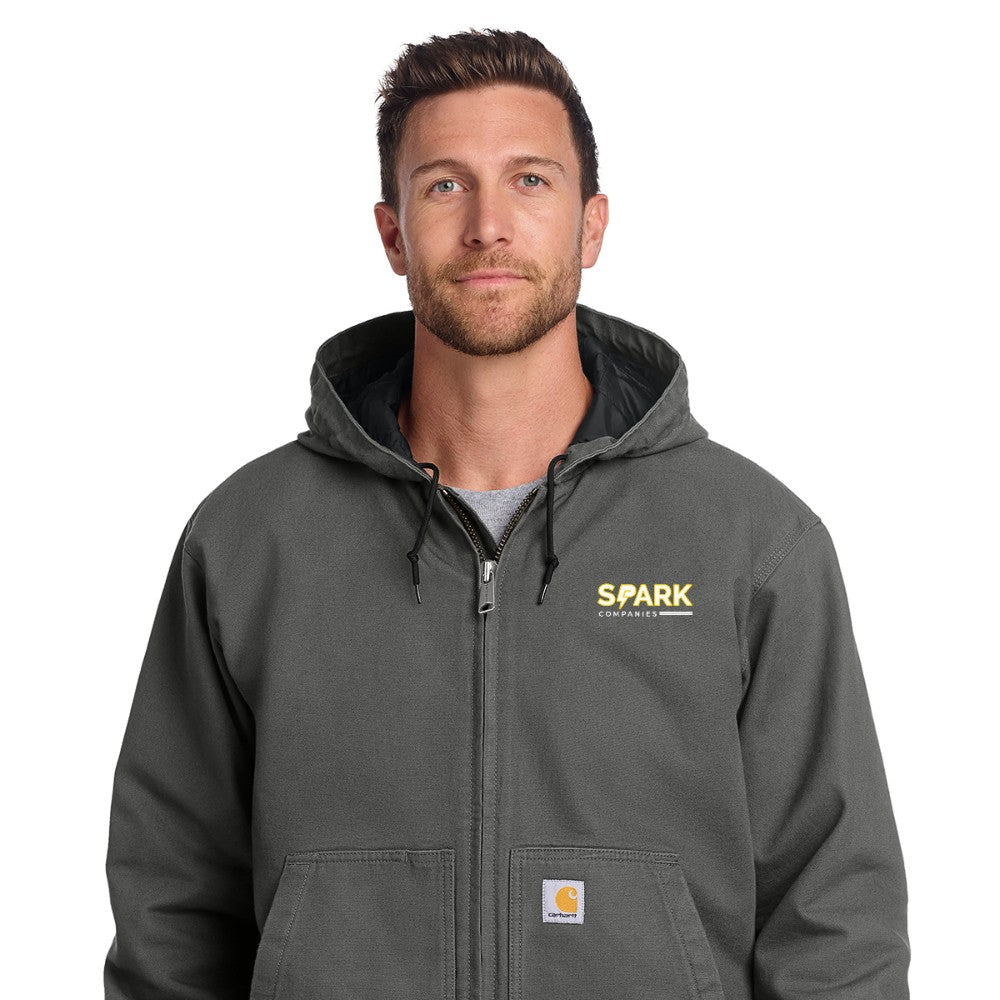 Spark Companies Carhartt Washed Duck Active Jac - Gravel
