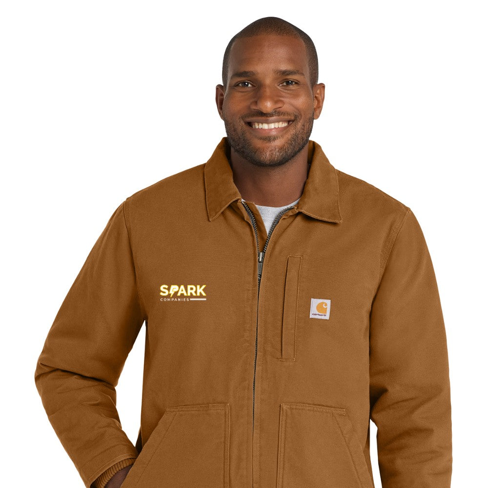 Spark Companies Carhartt Sherpa-Lined Coat - Carhartt Brown