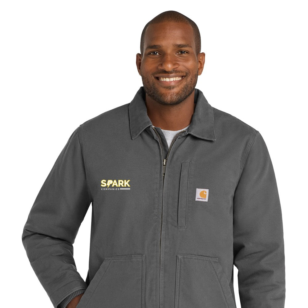 Spark Companies Carhartt Sherpa-Lined Coat - Gravel
