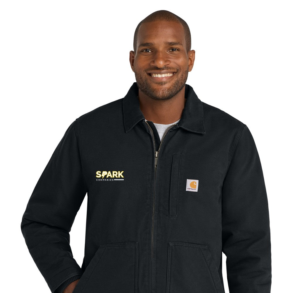 Spark Companies Carhartt Tall Sherpa-Lined Coat - Black