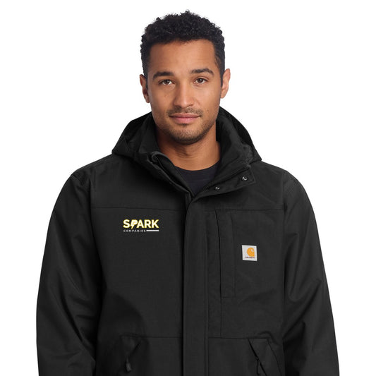 Spark Companies Carhartt Storm Defender Shoreline Jacket - Black