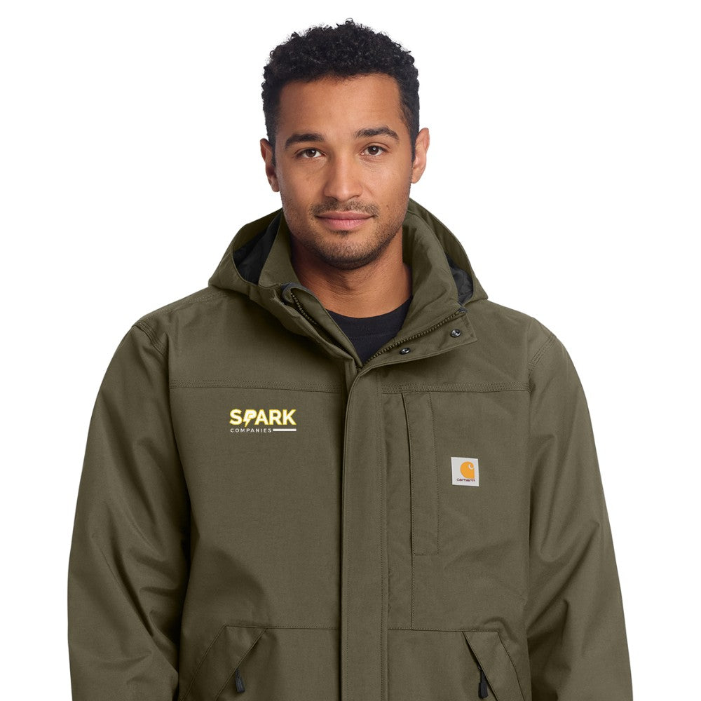 Spark Companies Carhartt Storm Defender Shoreline Jacket - Moss