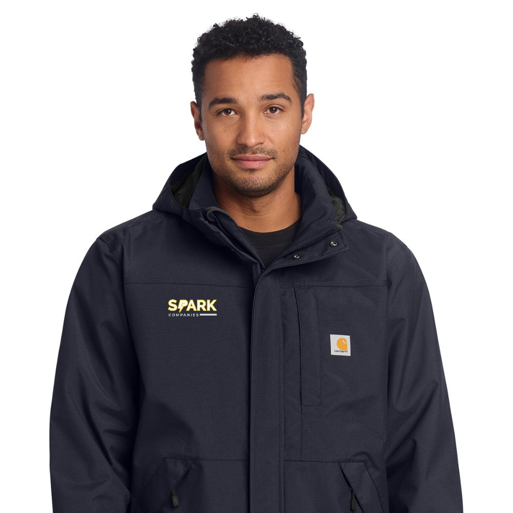 Spark Companies Carhartt Storm Defender Shoreline Jacket - Navy