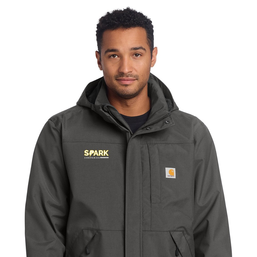 Spark Companies Carhartt Storm Defender Shoreline Jacket - Shadow Grey