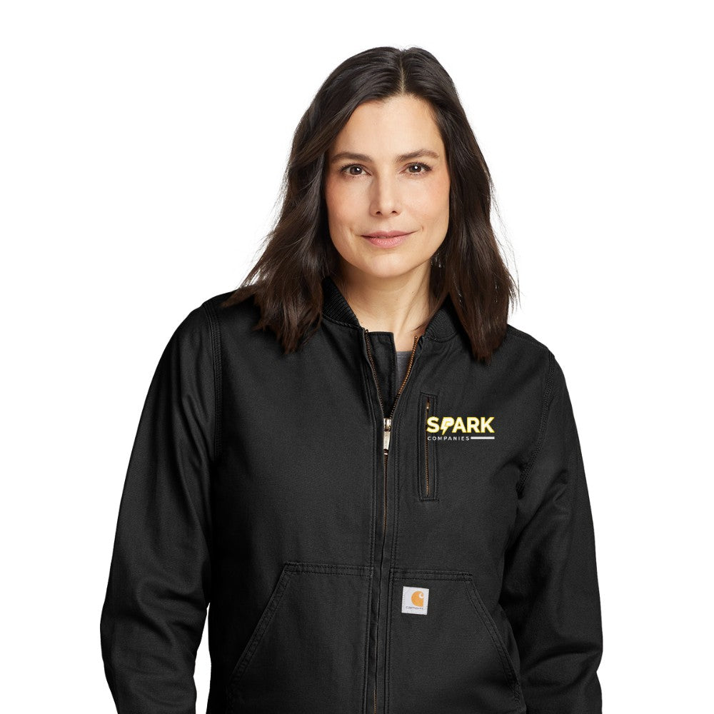 Spark Companies Carhartt Women's Rugged Flex Crawford Jacket - Black