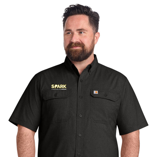Spark Companies Carhartt Force Solid Short Sleeve Shirt - Black